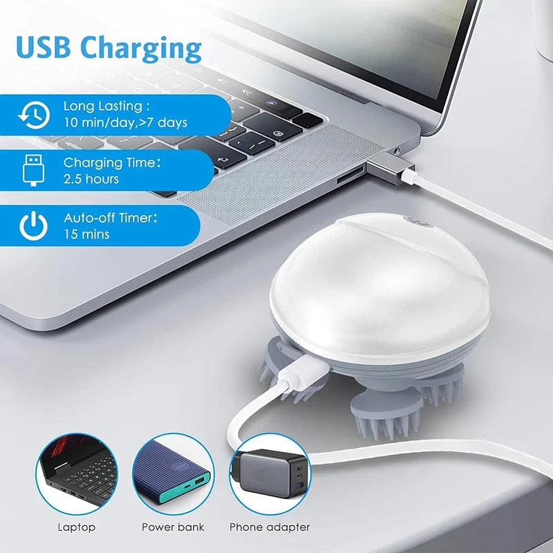 RelaxPro™ Electric Head Massager
